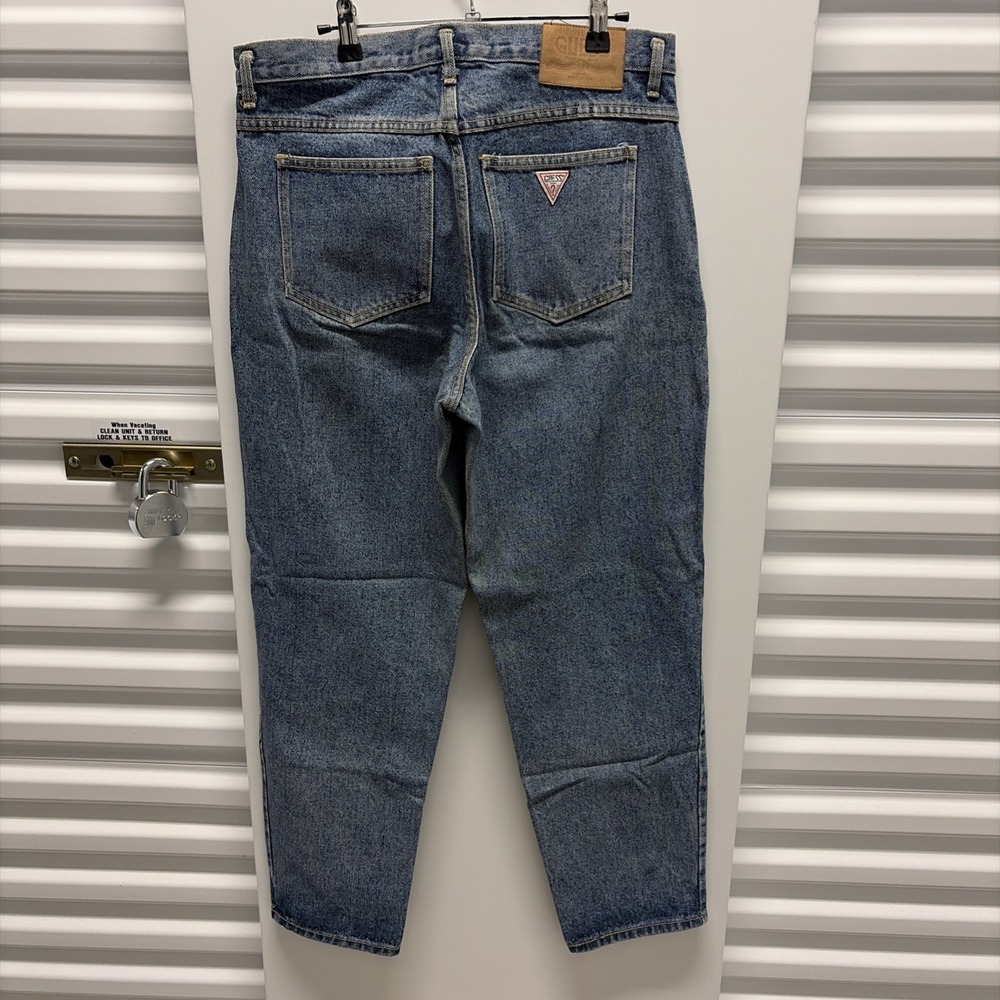 Vintage Guess Georges Marciano Products Washed Jeans sz 3 High Waisted Mom Jean‎